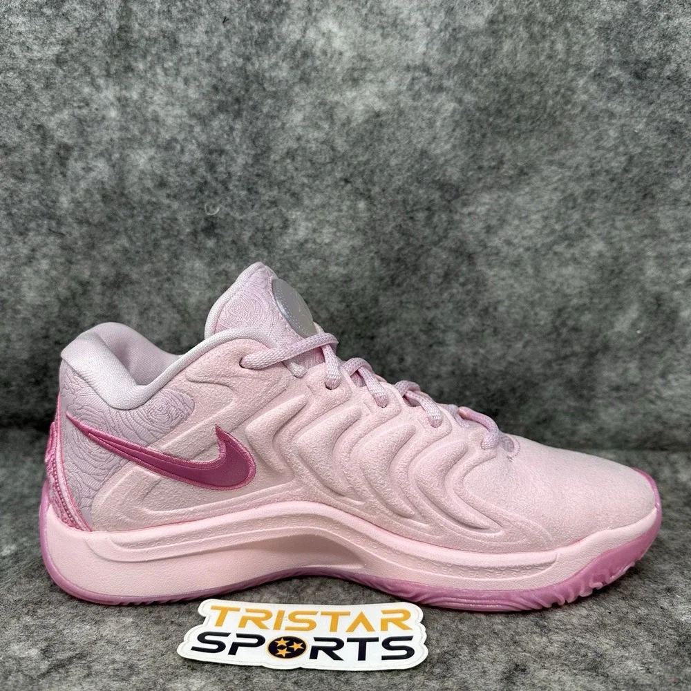 Nike KD 17 Aunt Pearl Basketball Shoes Mens Size 13 Pink Foam FZ1518-600